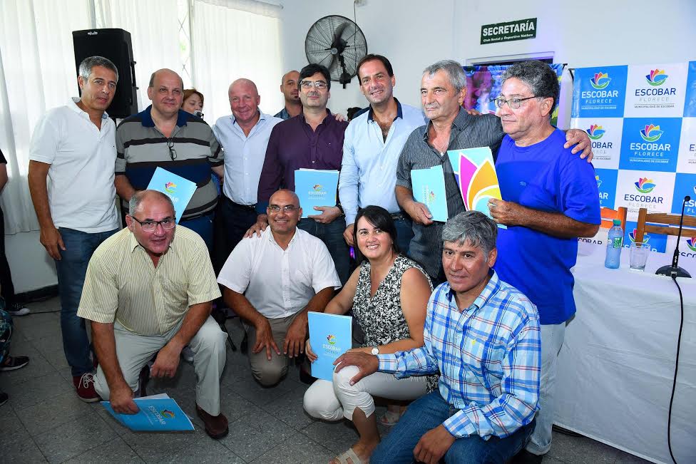 Municipio y Nación entregaron subsidios a 7 clubes de Escobar