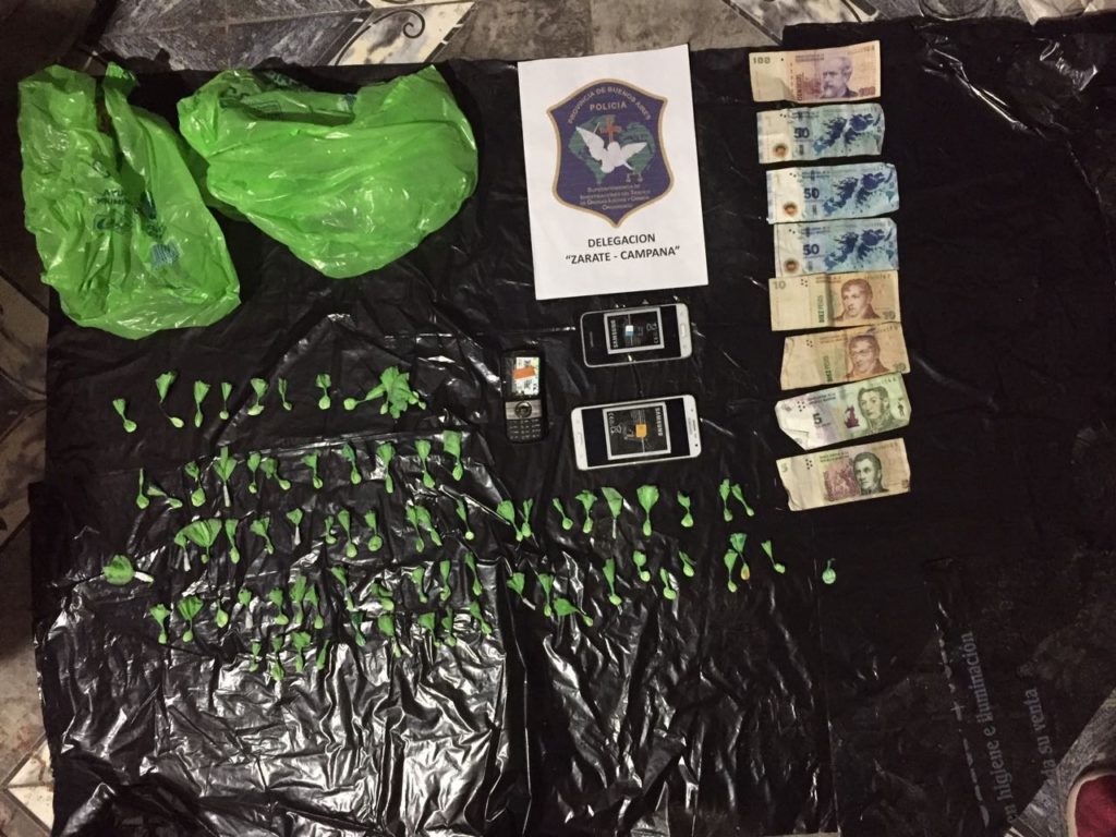 Golpe al narcotráfico: incautan 100 envoltorios de cocaína en Belén