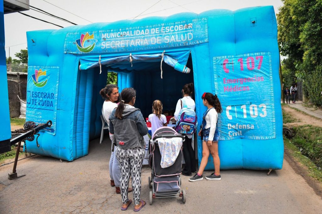 Los operativos sanitarios llegan a los barrios Cri Cri y La Esperanza de Garín