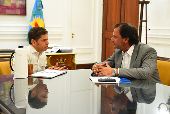 Sujarchuk se reunió con el gobernador Kicillof para planificar obras