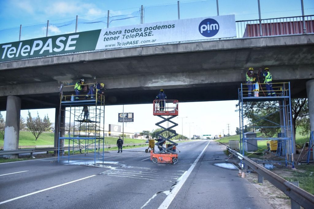 Terminó la reparación del Puente Garín y en las próximas horas se reabrirá al tránsito