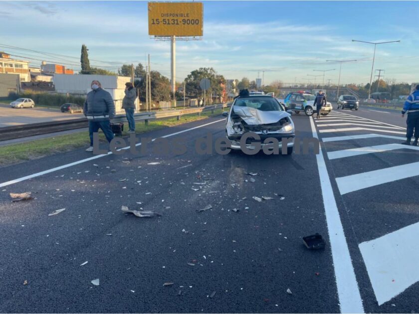 Violento accidente múltiple en Panamericana: hay dos heridos