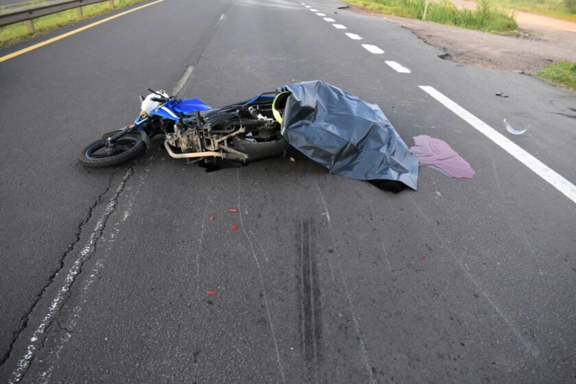 Otra muerte en la ruta: falleció un motociclista